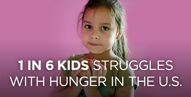 One in six kids in the U.S. struggles with hunger 