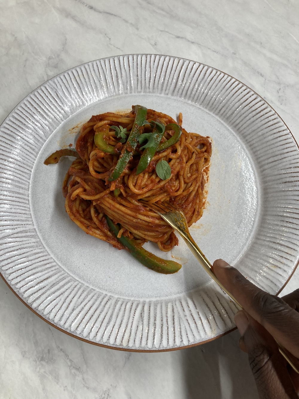 Jollof Spaghetti
