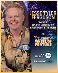 Jesse Tyler Ferguson plays for No Kid Hungry by Share Our Strength on Celebrity Wheel of Fortune