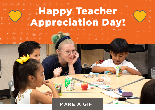 Happy Teacher Appreciation Day! Make a Gift